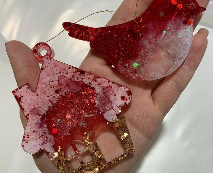 Создание ёлочных игрушек Фото 20