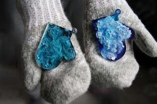 yolochnaya igrushka, rukavichka Фото 