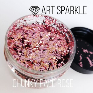 glitter krupnyij Chunky Pale Rose Фото 