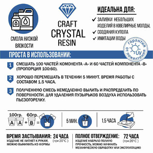 yuvelirnaya smola CraftCrystal<wbr>Resin Фото 